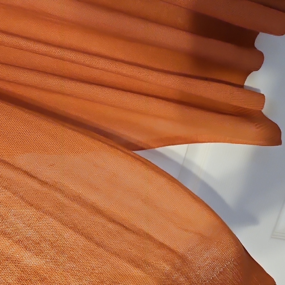 A New Day Burnt Orange Open Front Knitwear - Picture 7 of 10